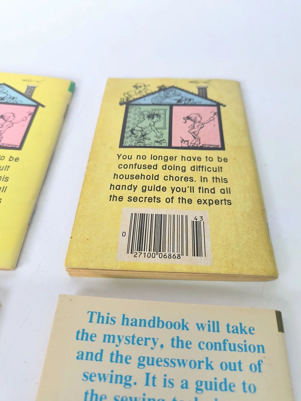 GLOBE MINI MAG Vintage Household & Sewing Tips Mini Book Set 4 1983 1984 1994